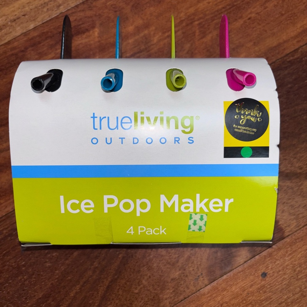 True Living Ice Pop Maker 4 Pack